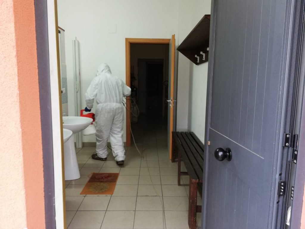 sanificazione villafranca tirrena vvff 13