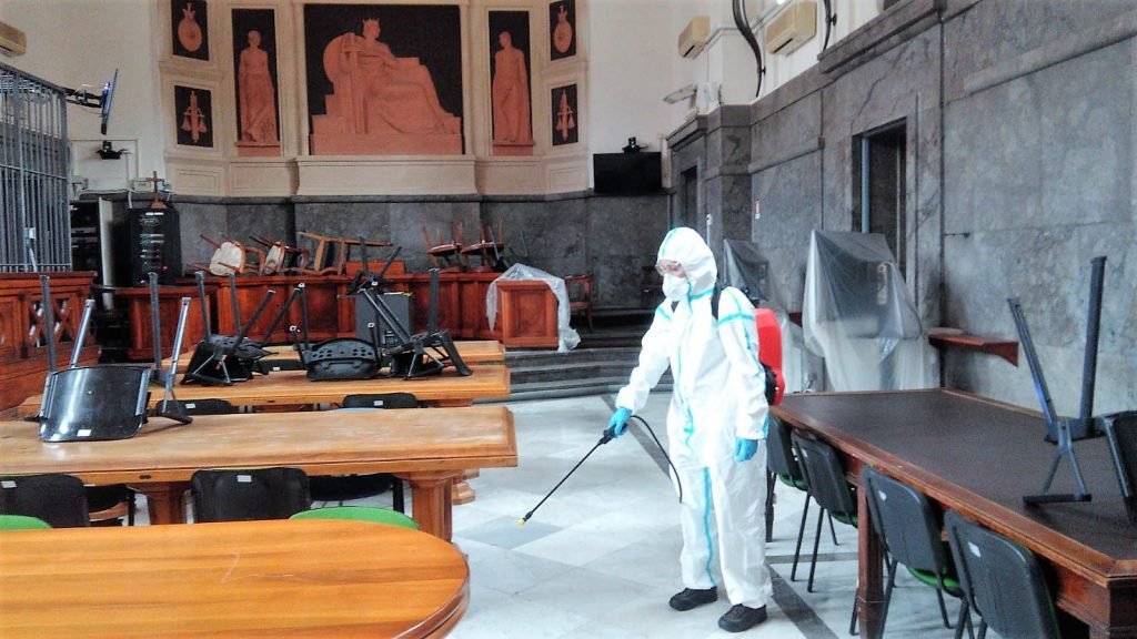 sanificazione tribunale 3
